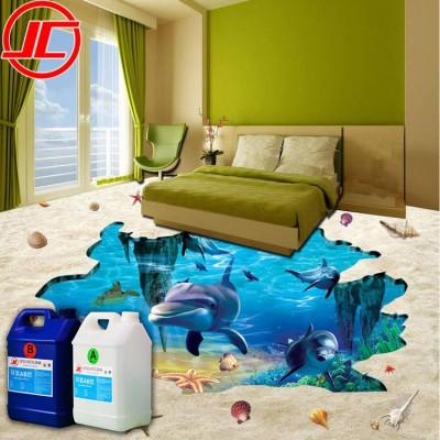 Price Liquid Epoxy Floor Coating Resina Epoxi 3d Flooring Epoxy Resin Floor Harden Paint